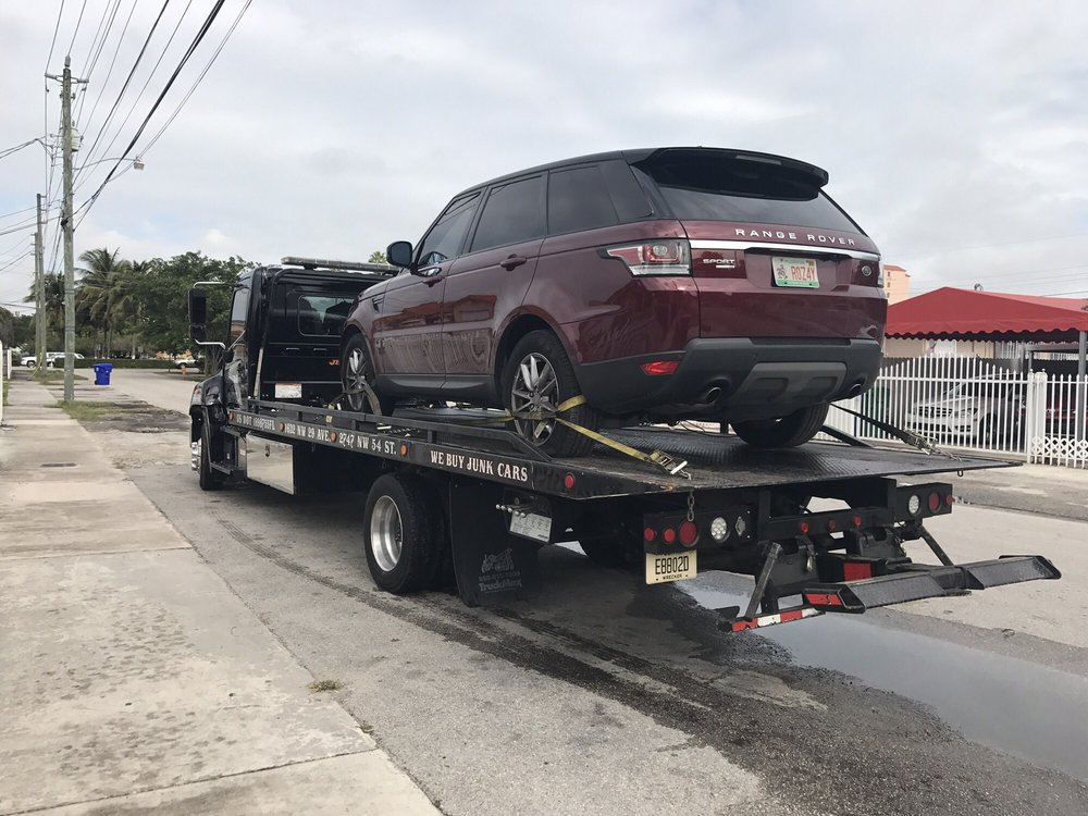 Flatbed towing in Miami, FL - Express Towing & Recovery