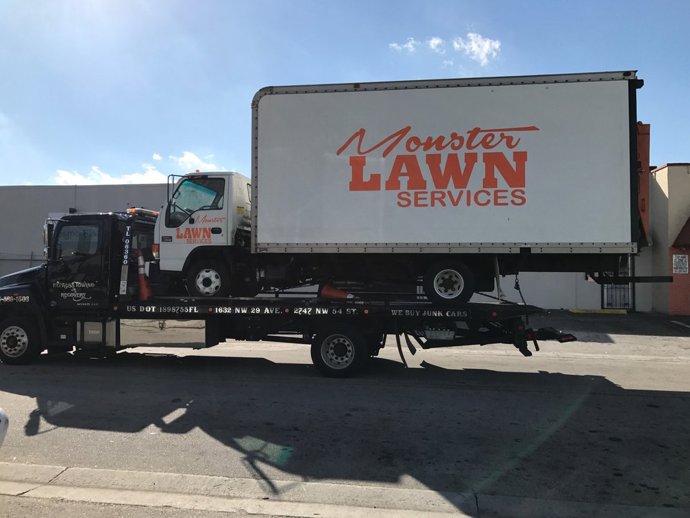 Flatbed towing in Miami, FL - Express Towing & Recovery