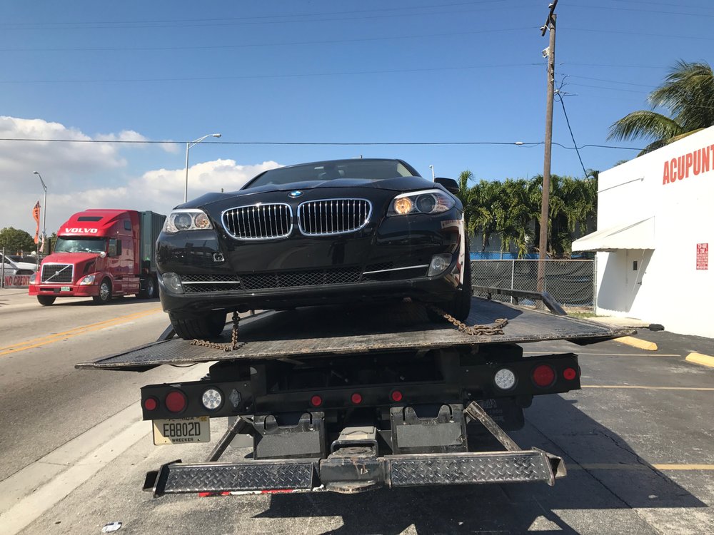 Flatbed towing in Miami, FL - Express Towing & Recovery